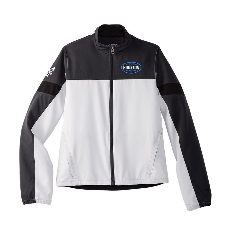 Brooks Houston22 Event 2.0 - Womens Running Jackets - Asphalt/Black 26.2 Houston (31458NSBC)